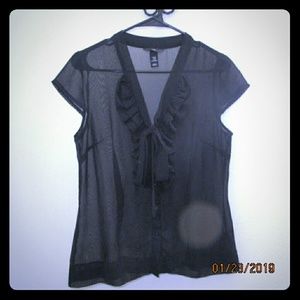 H&M sheer top